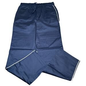 Wildfang The Essential Piped Drawstring Pants, Navy, Unisex Size Medium, NWT